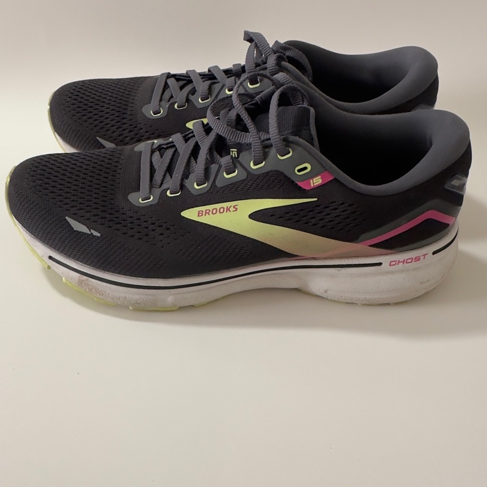 Brooks Ghost 15 Women's Running Shoes Black Run Sport Sneakers 1203801B005 SZ 11